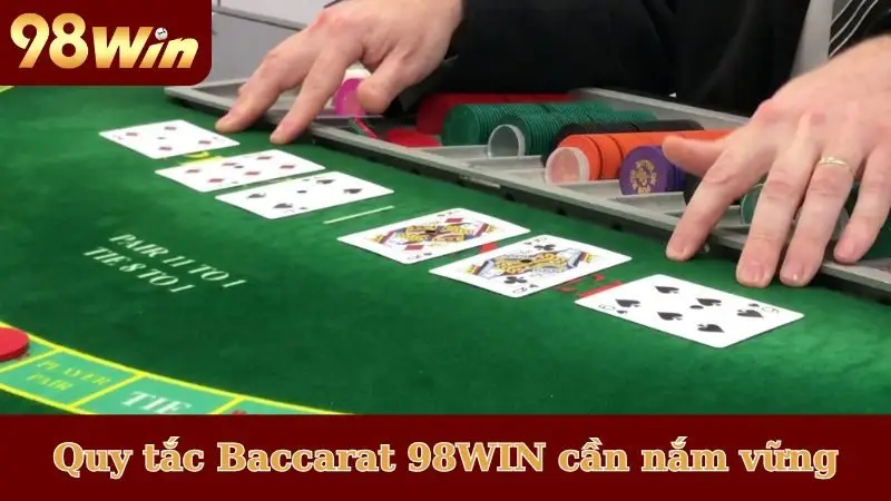 Quy tắc Baccarat 98WIN cần phải nắm vững